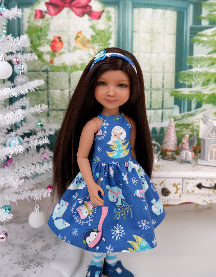 Christmas Queen - dress with shoes for Ruby Red Fashion Friends doll