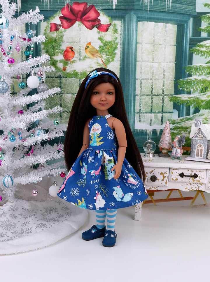 Christmas Queen - dress with shoes for Ruby Red Fashion Friends doll