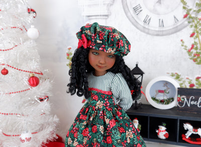 Christmas Rose - dress with shoes for Ruby Red Fashion Friends doll