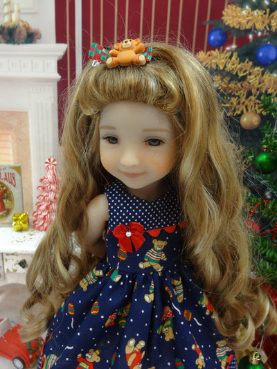 Christmas Teddy - dress for Ruby Red Fashion Friends doll