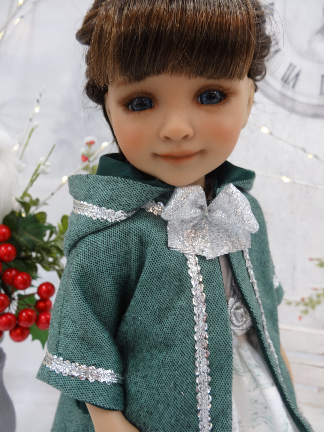 Clara - custom Christmas themed Ruby Red Fashion Friend doll & wardrobe