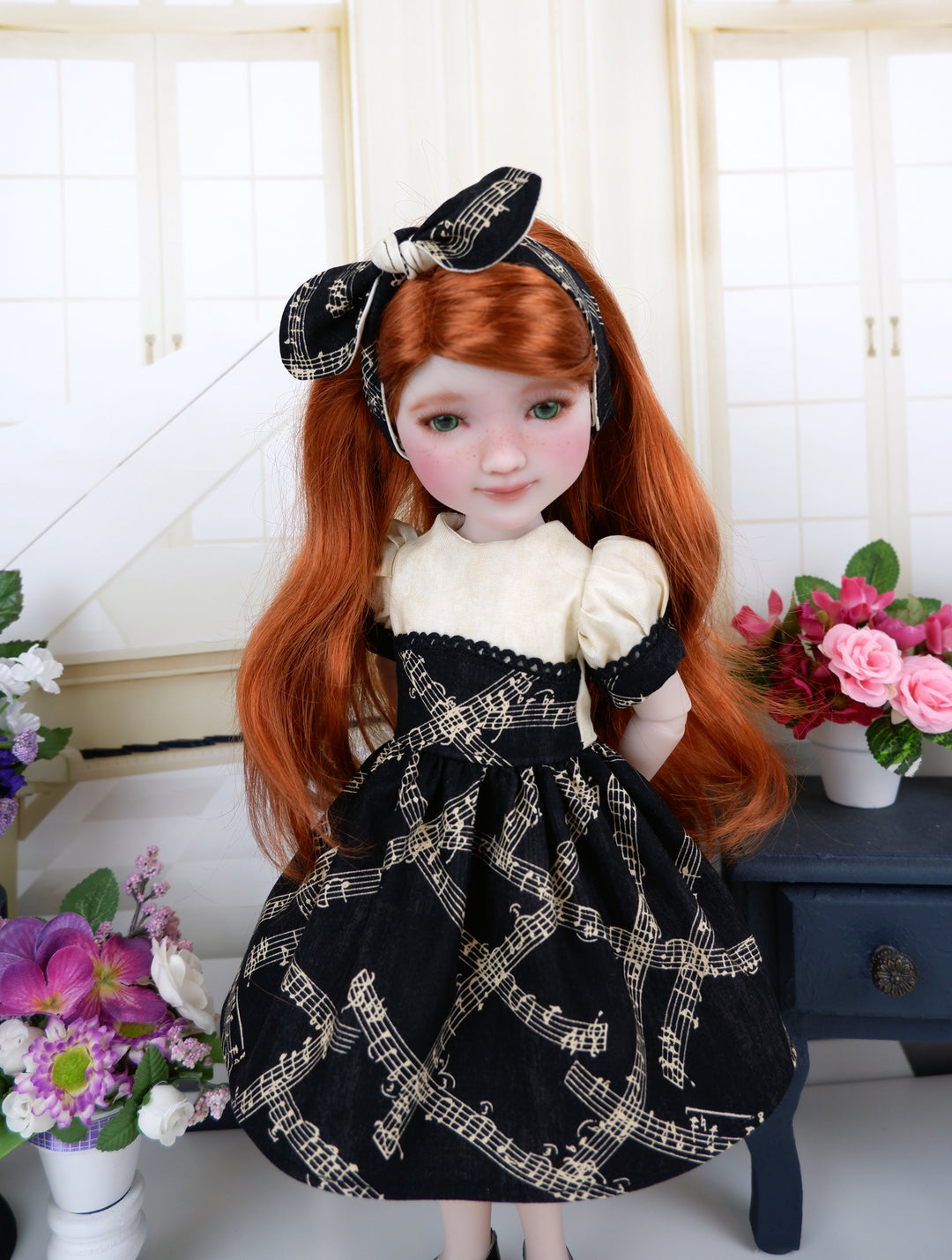 Concerto - dress and shoes for Ruby Red Fashion Friends doll