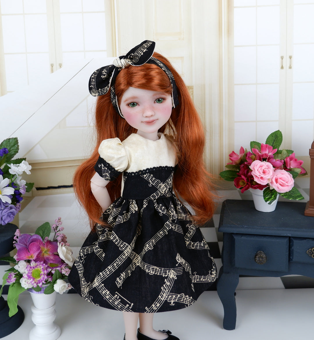 Concerto - dress and shoes for Ruby Red Fashion Friends doll