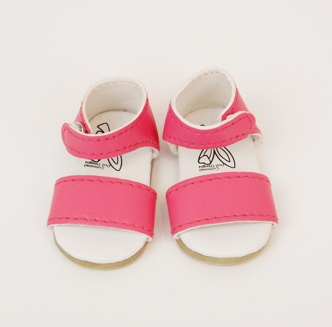 Snap Sandals - Coral