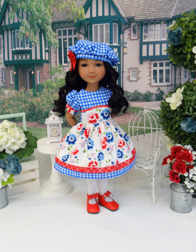 Cottage Roses - dress for Ruby Red Fashion Friends doll