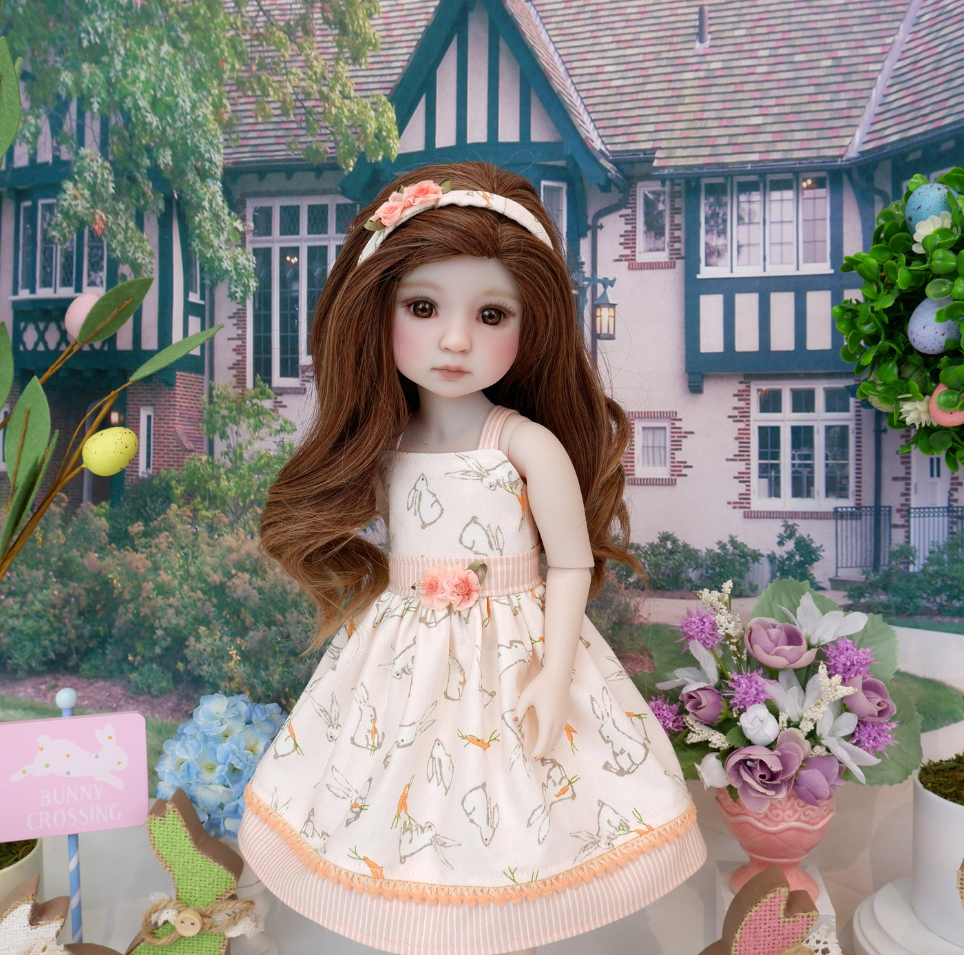 Cottontail - dress with shoes for Ruby Red Fashion Friends doll