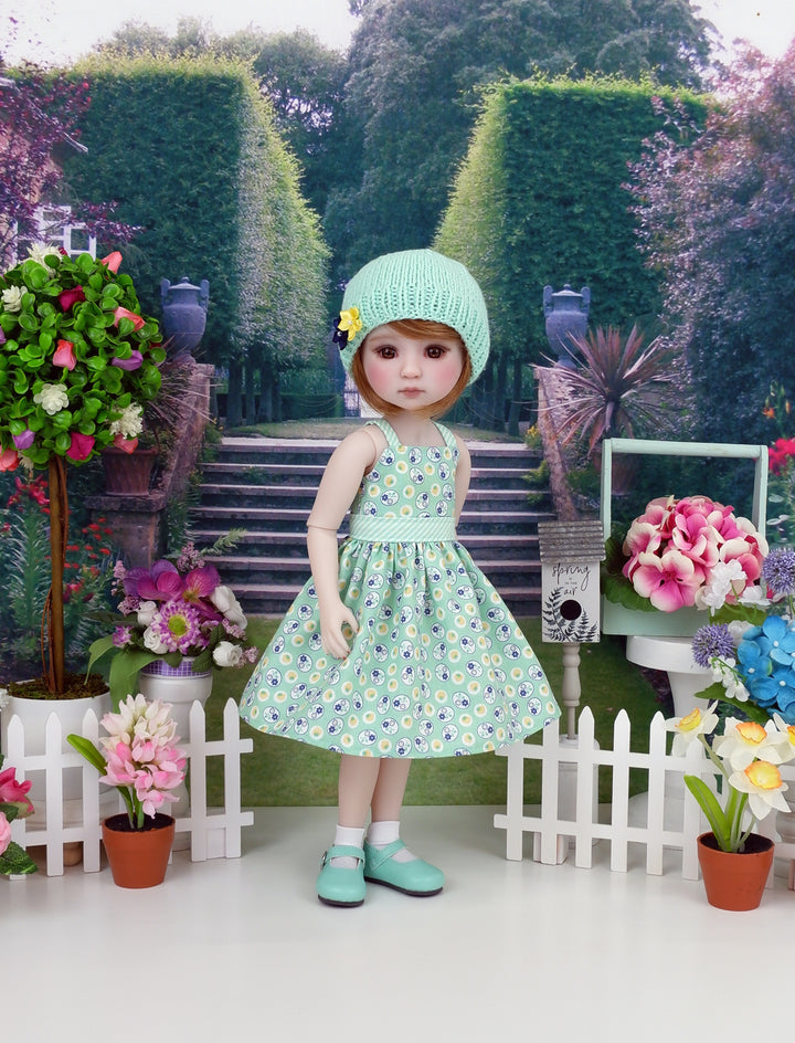 Country Berry - dress and sweater set with shoes for Ruby Red Fashion Friends doll