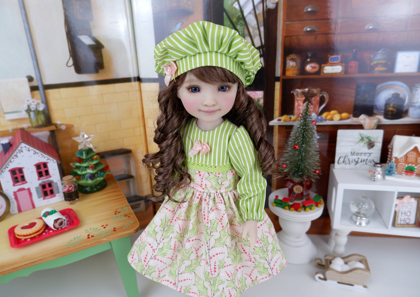 Countryside Holly - dress and shoes for Ruby Red Fashion Friends doll