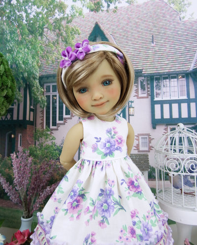 Countryside in Spring - dress and sweater with shoes for Ruby Red Fashion Friends doll