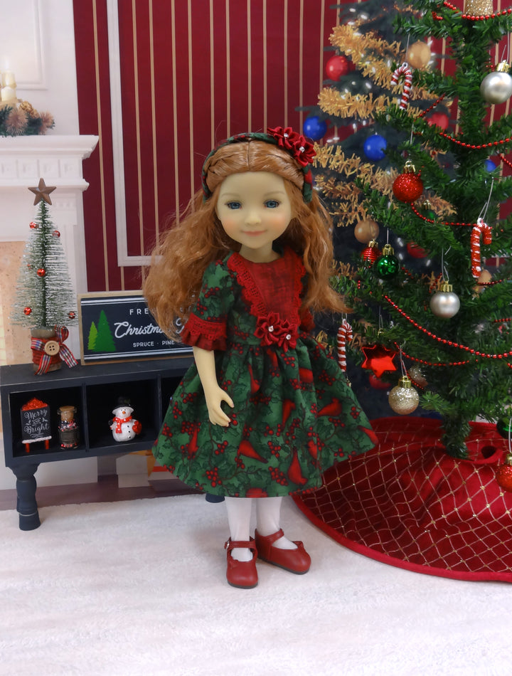 Crimson Cardinal - dress for Ruby Red Fashion Friends doll
