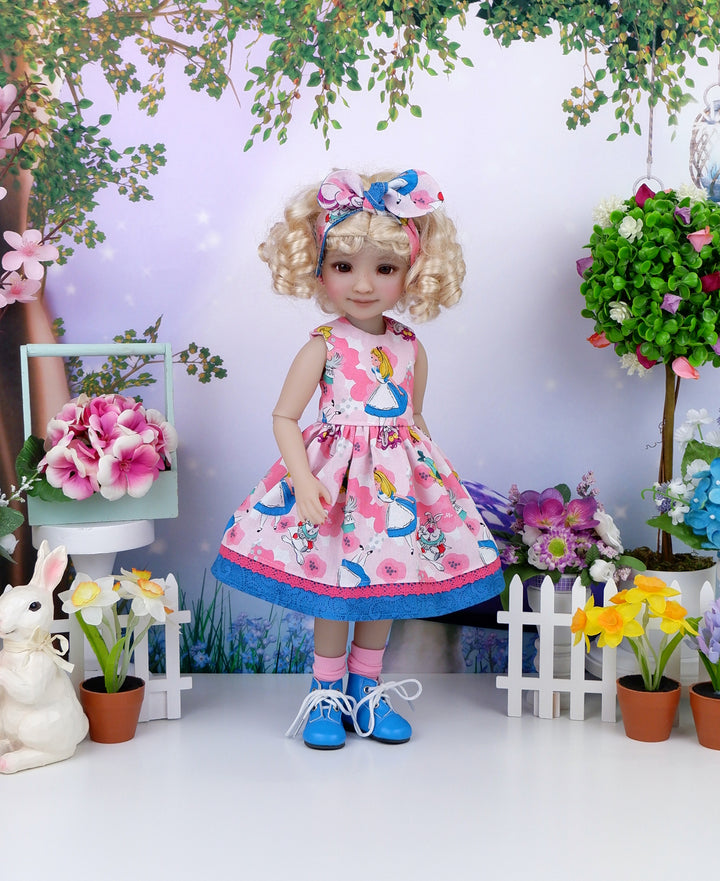 Curiouser - dress with boots for Ruby Red Fashion Friends doll