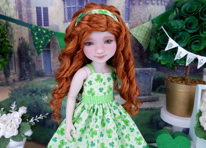 Cute Clover - dress with shoes for Ruby Red Fashion Friends doll