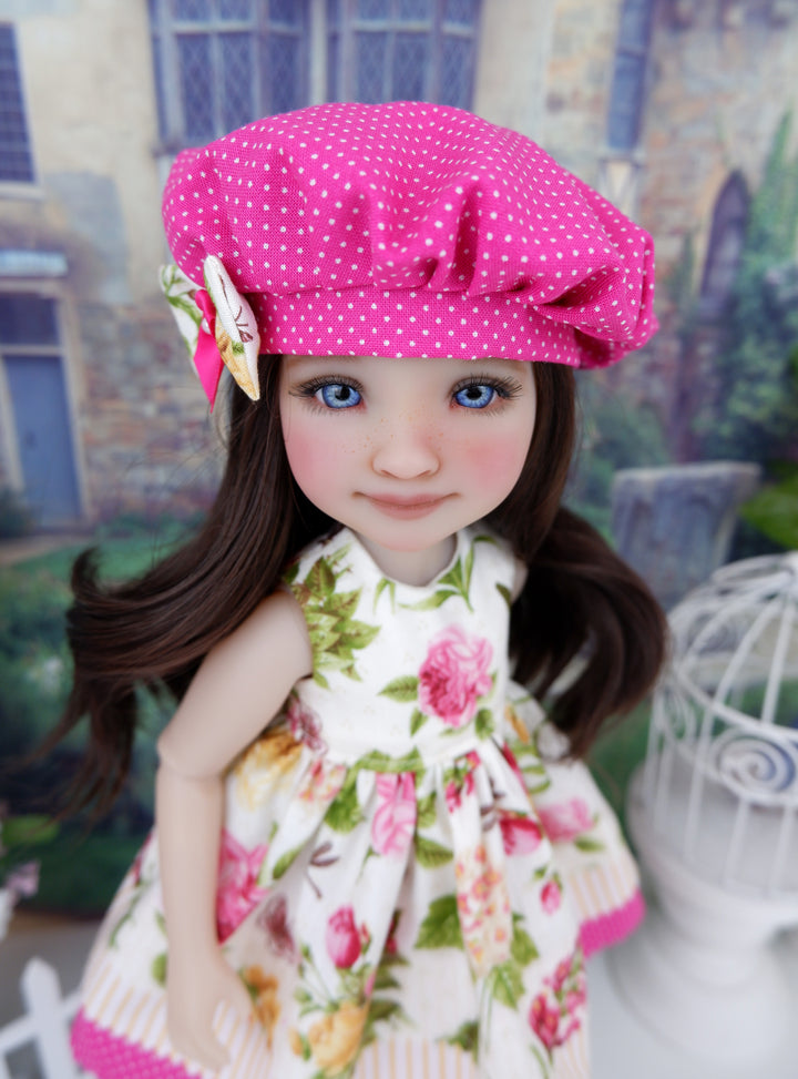 Damask Roses - dress with boots for Ruby Red Fashion Friends doll