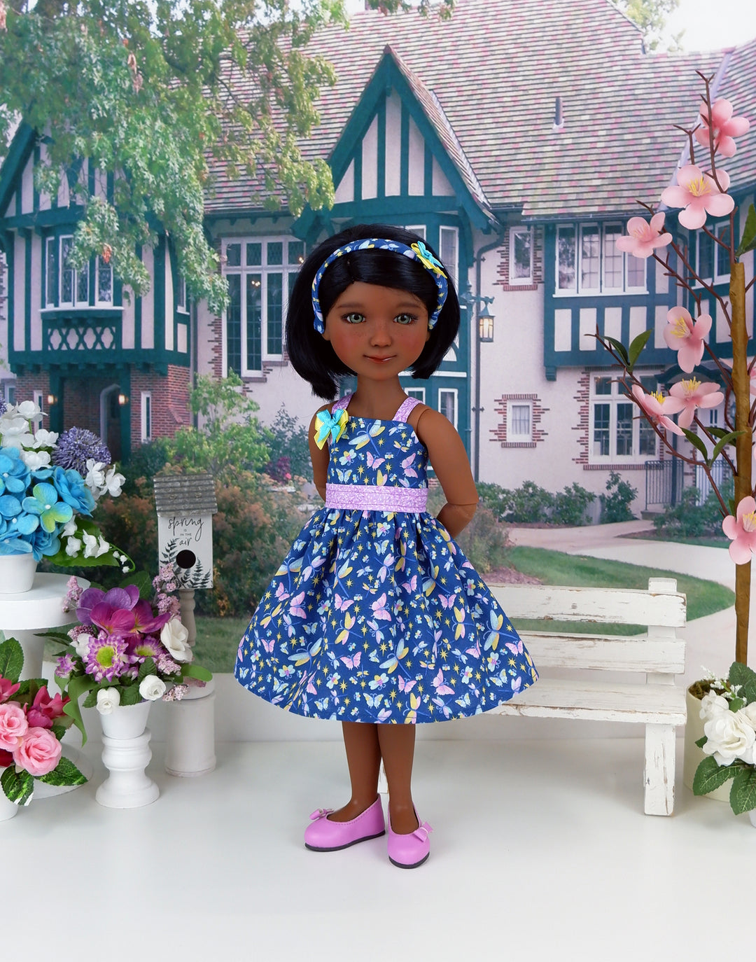 Dance of Dragonflies - dress with shoes for Ruby Red Fashion Friends doll