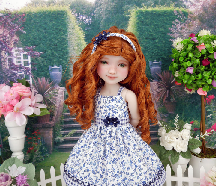 Danish Blue - dress with shoes for Ruby Red Fashion Friends doll