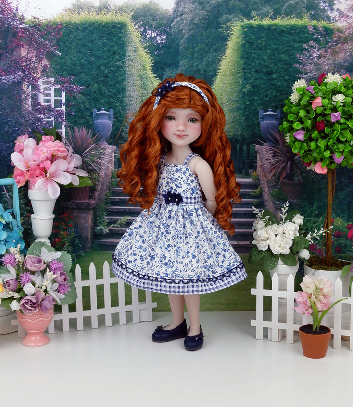 Danish Blue - dress with shoes for Ruby Red Fashion Friends doll