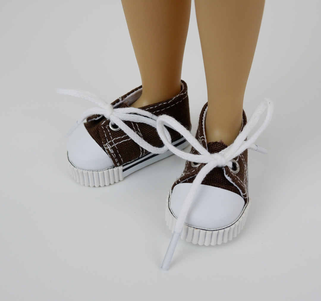 FACTORY SECONDS Tennis Shoes - Dark Brown