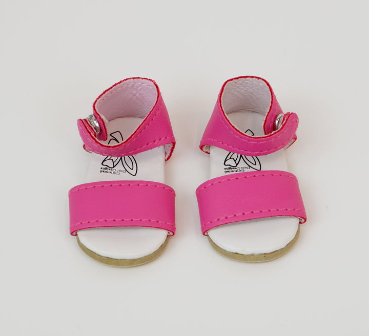 Snap Sandals - Dark Pink