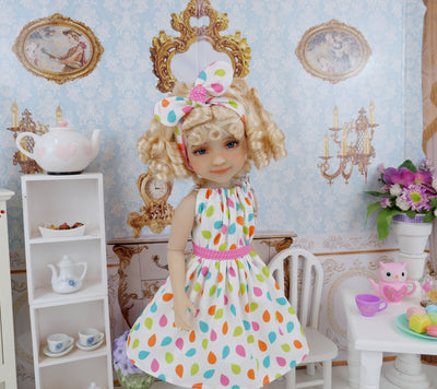 Drops of Color - dress with shoes for Ruby Red Fashion Friends doll