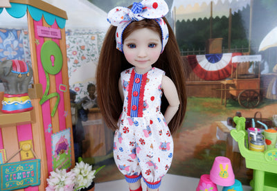 Dumbo's Circus - romper with boots for Ruby Red Fashion Friends doll