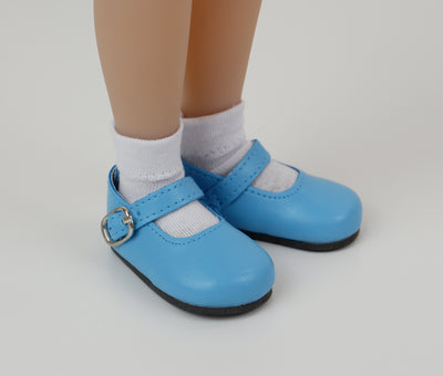 Simple Mary Jane Shoes - Dutch Blue