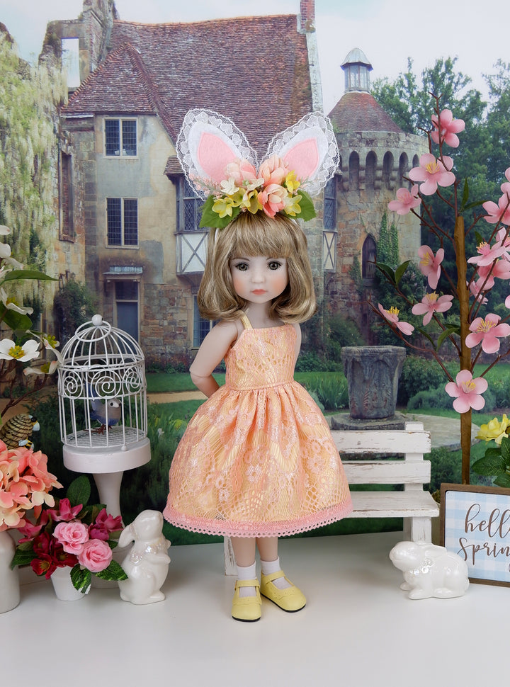 Easter Chic - dress ensemble with shoes for Ruby Red Fashion Friends doll