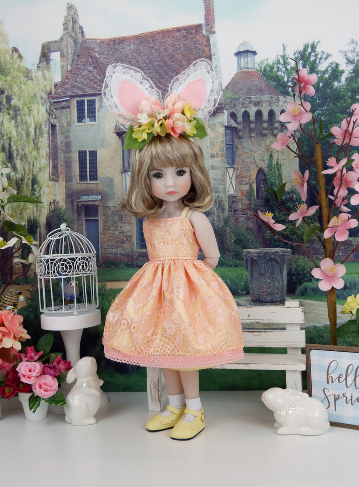 Easter Chic - dress ensemble with shoes for Ruby Red Fashion Friends doll