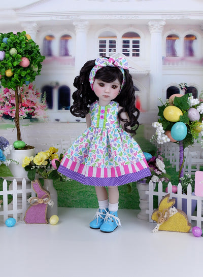 Easter Chicks - dress with boots for Ruby Red Fashion Friends doll