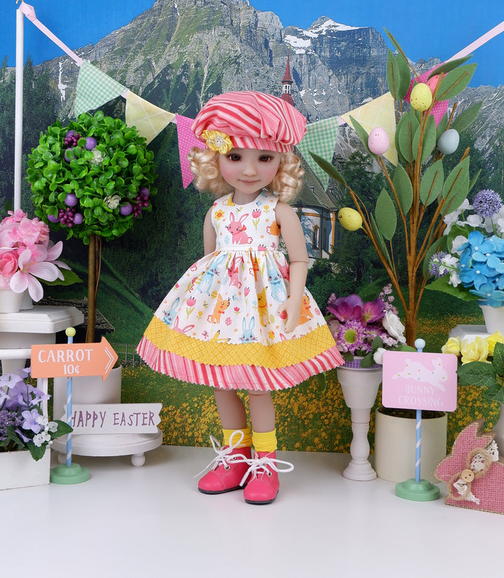 Easter Cutie - dress with boots for Ruby Red Fashion Friends doll