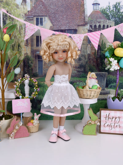Easter Elegance - dress ensemble with shoes for Ruby Red Fashion Friends doll