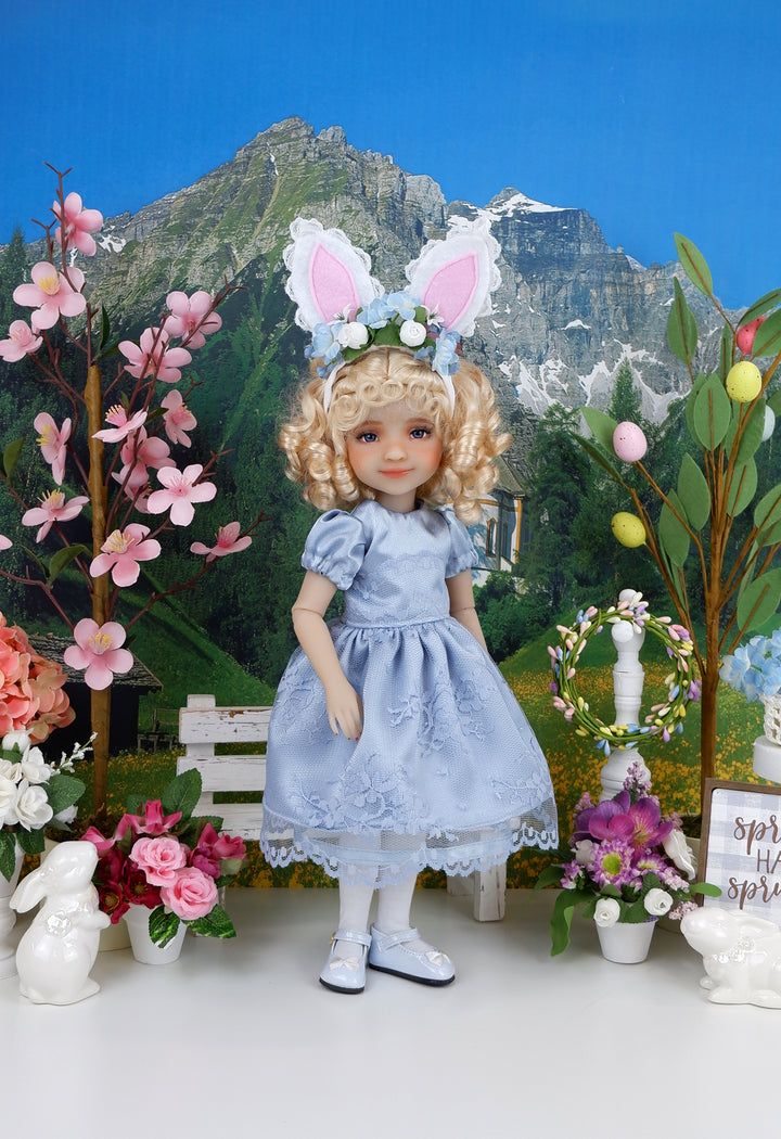 Easter Finery - dress ensemble with shoes for Ruby Red Fashion Friends doll