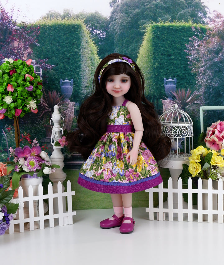 Easter Iris - dress with shoes for Ruby Red Fashion Friends doll