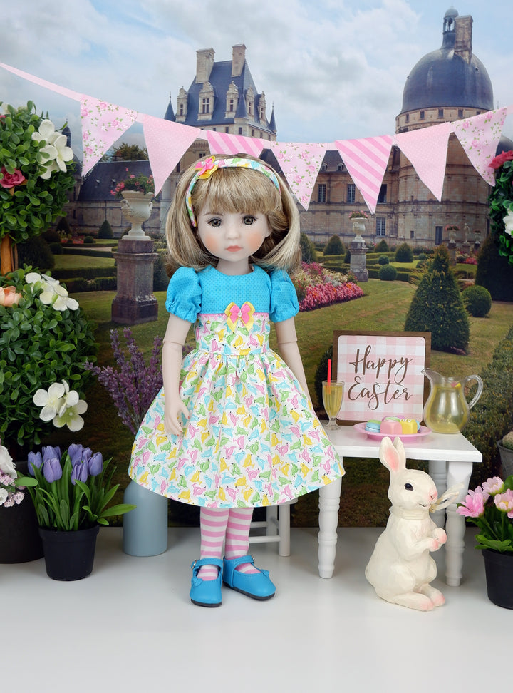 Easter Peeps - dress with shoes for Ruby Red Fashion Friends doll