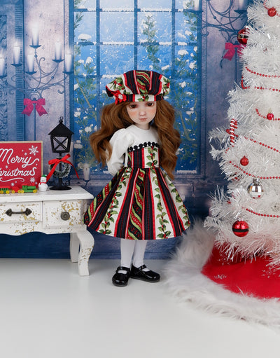 Elegant Holly - dress with shoes for Ruby Red Fashion Friends doll