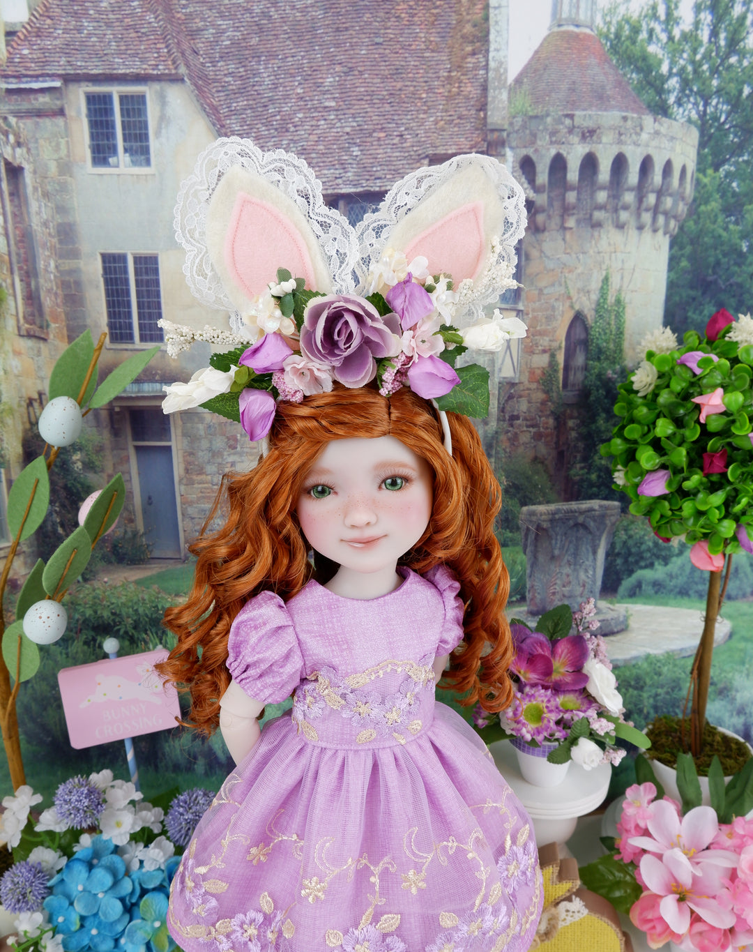 Elegant in Lilac - dress ensemble with shoes for Ruby Red Fashion Friends doll