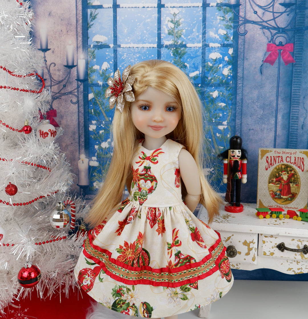 Elegant Ornaments - dress with shoes for Ruby Red Fashion Friends doll