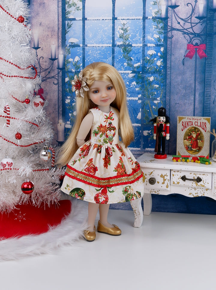 Elegant Ornaments - dress with shoes for Ruby Red Fashion Friends doll