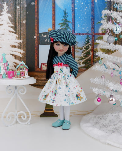 Elf Village - dress and shoes for Ruby Red Fashion Friends doll