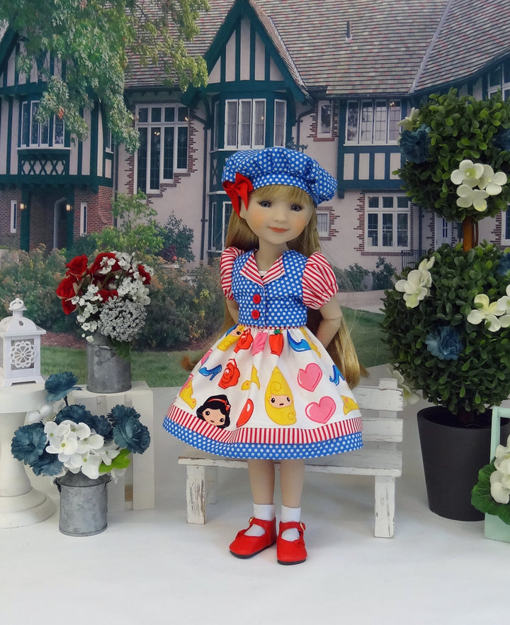 Emoji Princess - dress & jacket for Ruby Red Fashion Friends doll