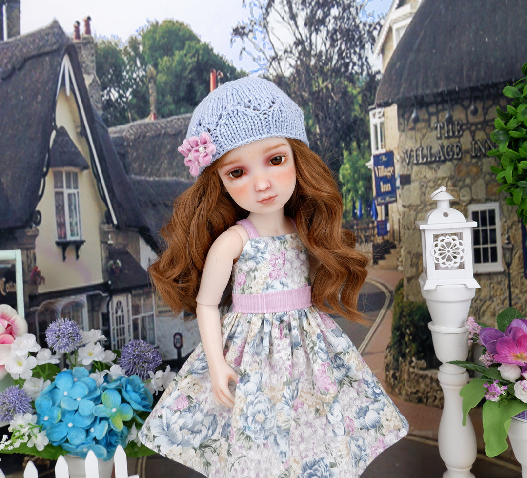 English Countryside - dress and sweater set with shoes for Ruby Red Fashion Friends doll