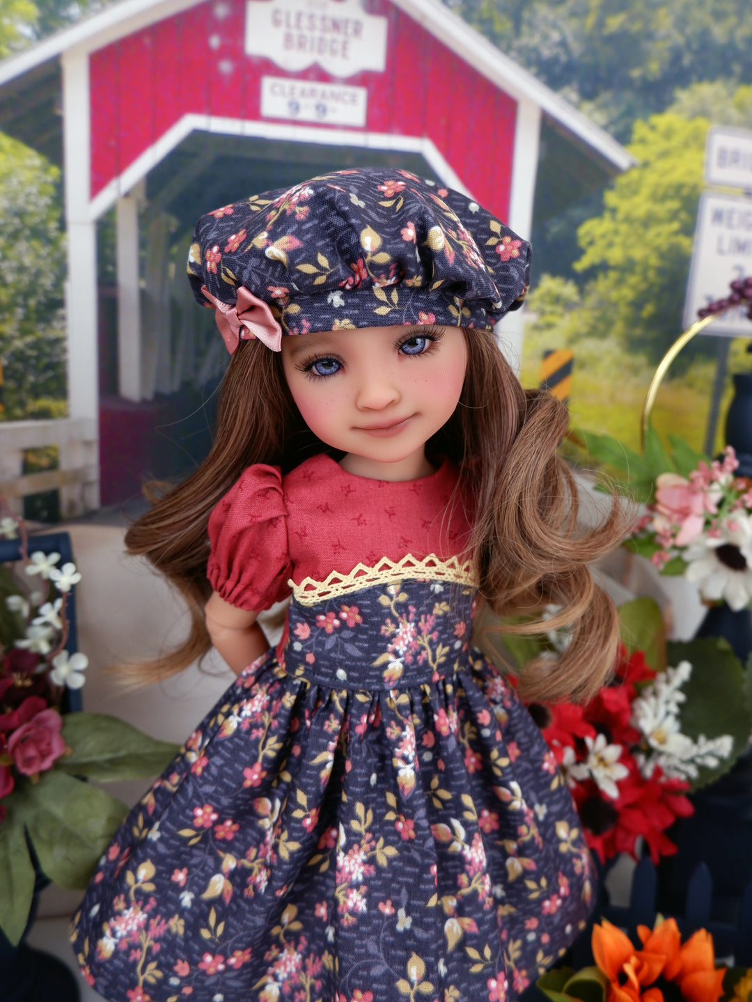 Evening Autumn - dress with shoes for Ruby Red Fashion Friends doll