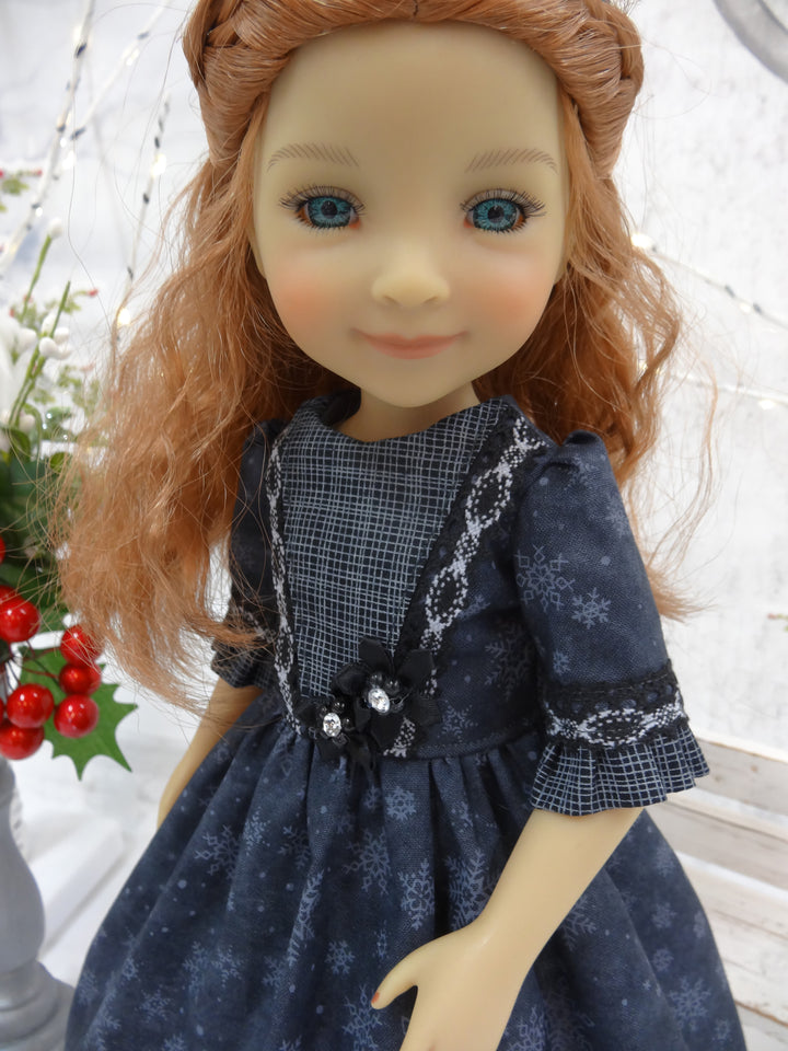 Evening Snowflakes - dress for Ruby Red Fashion Friends doll