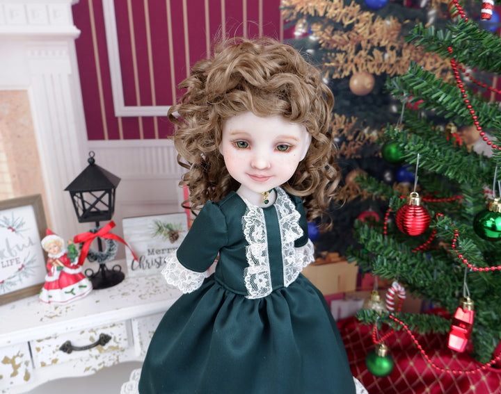 Exquisite Holiday - dress ensemble with shoes for Ruby Red Fashion Friends doll