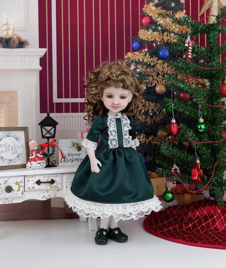 Exquisite Holiday - dress ensemble with shoes for Ruby Red Fashion Friends doll