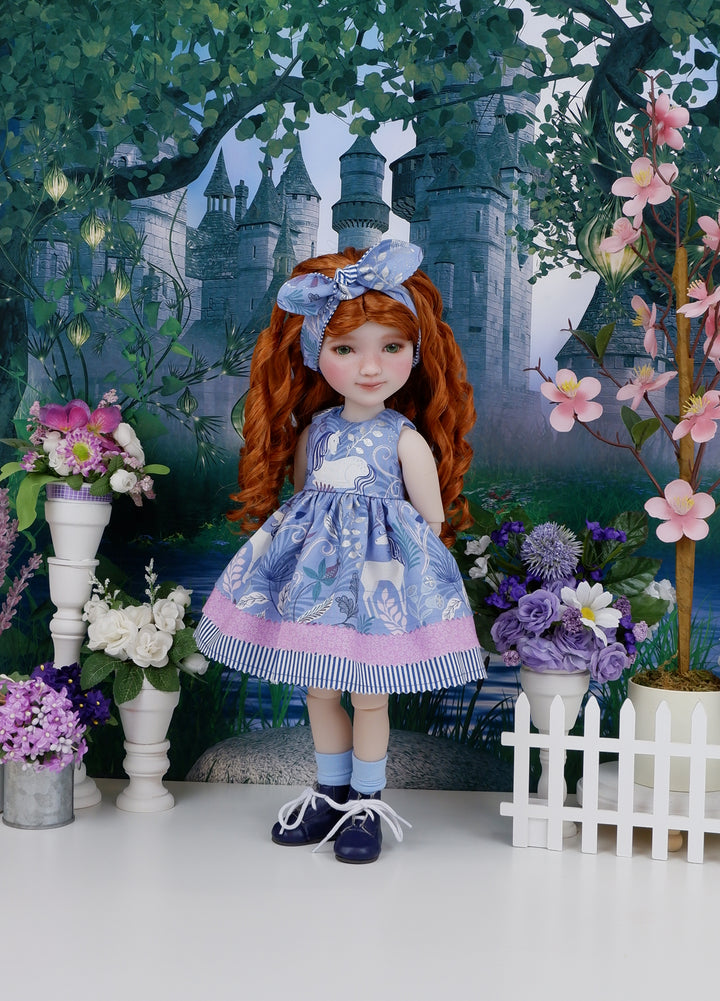 Fairytale Unicorn - dress with boots for Ruby Red Fashion Friends doll