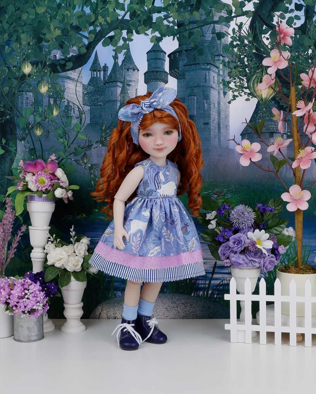 Fairytale Unicorn - dress with boots for Ruby Red Fashion Friends doll