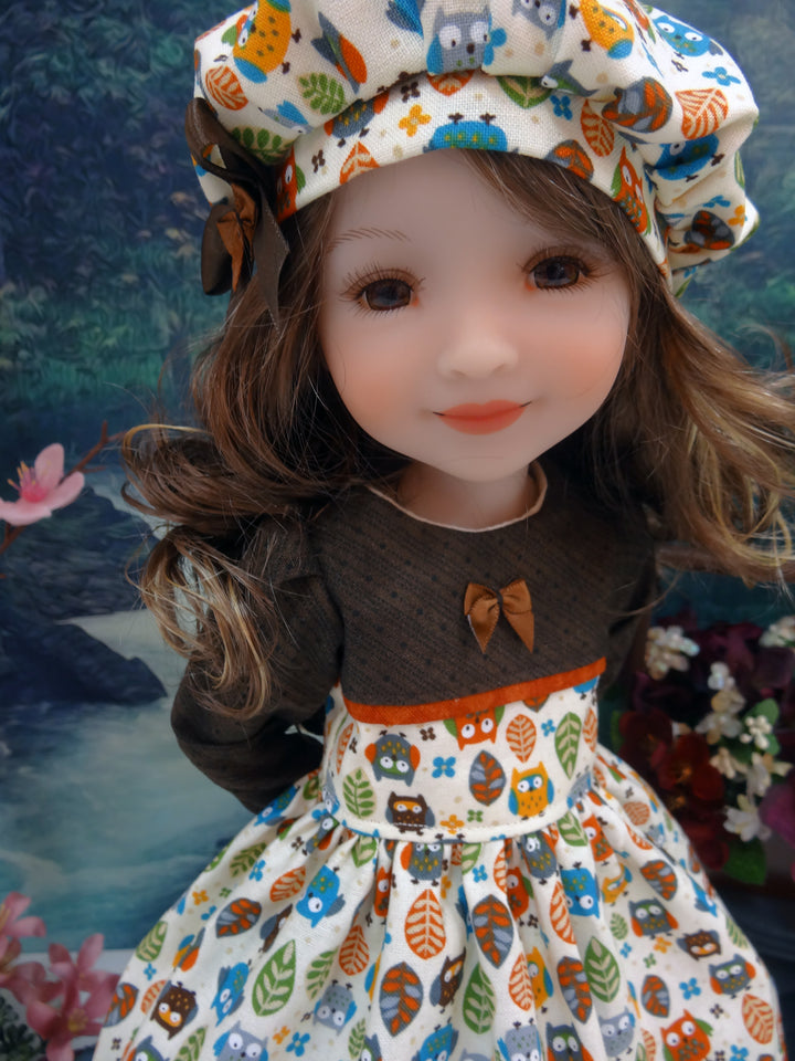 Fall Forest Owl - dress for Ruby Red Fashion Friends doll