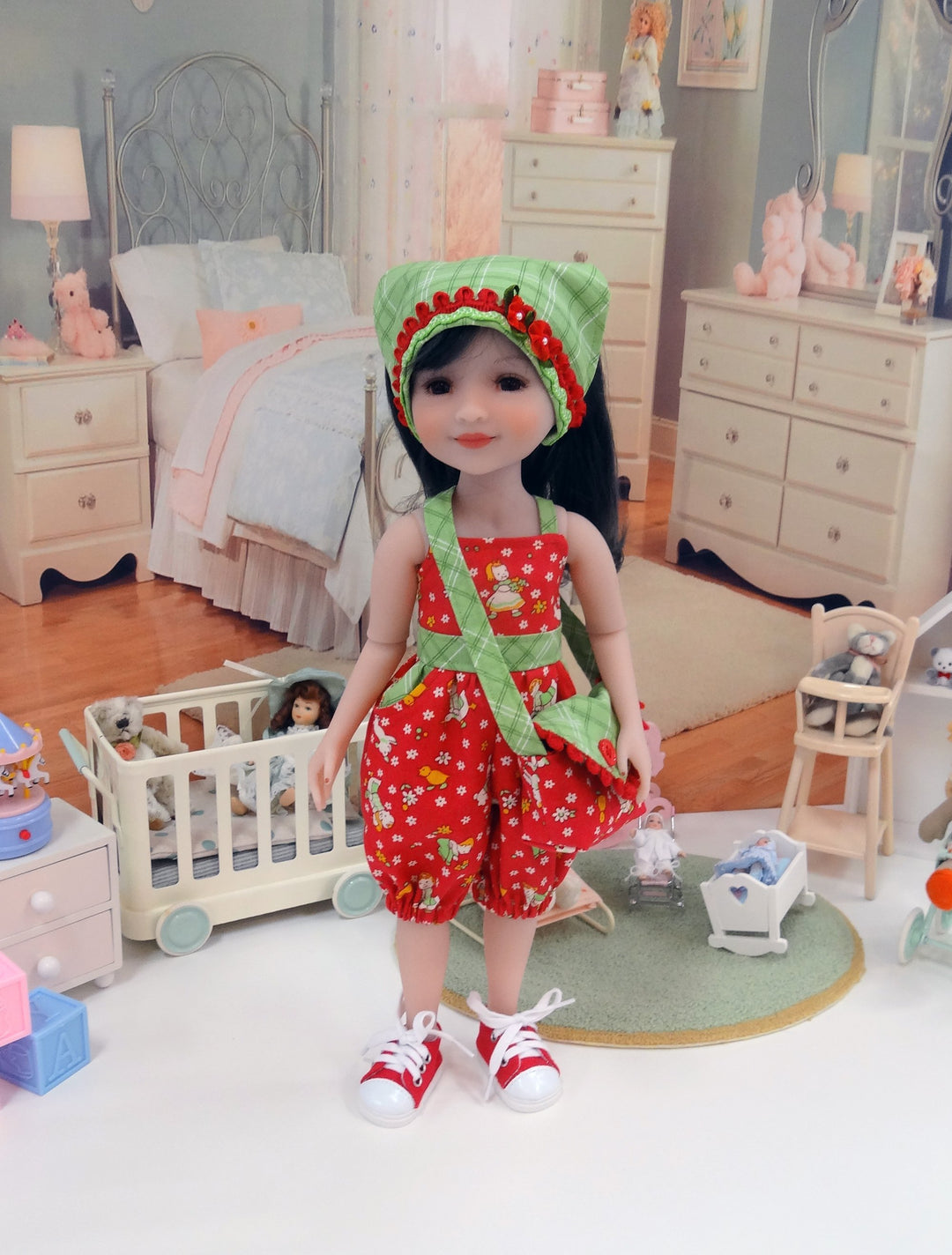 Farmhouse Friends - romper for Ruby Red Fashion Friends doll