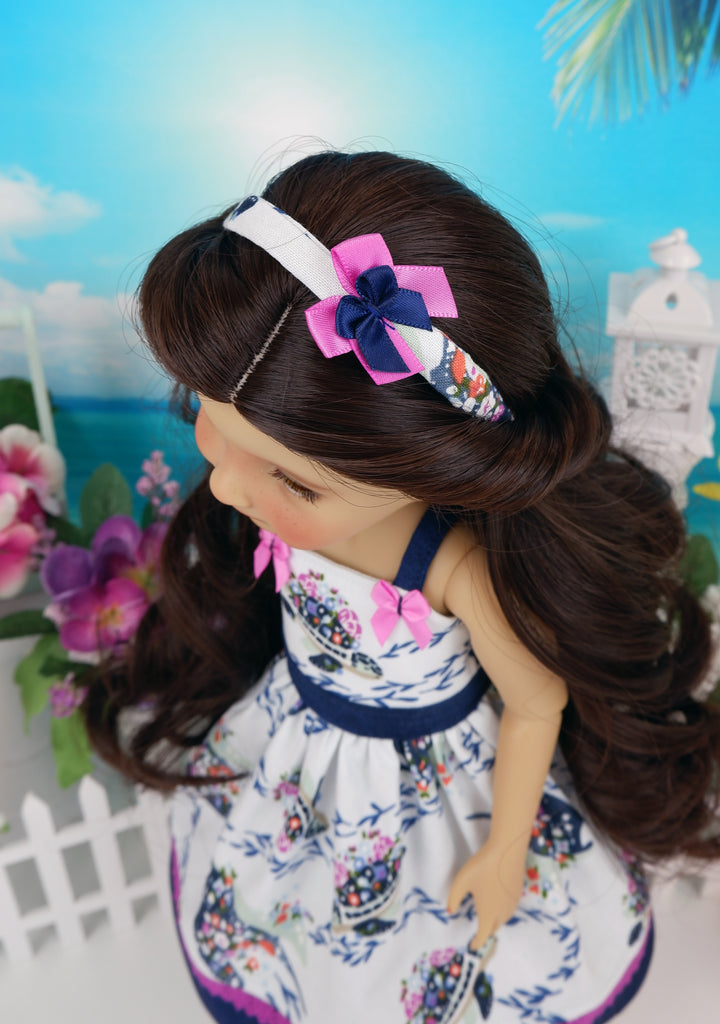 Floral Sealife - dress with shoes for Ruby Red Fashion Friends doll