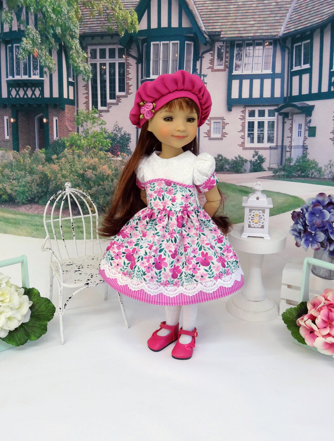 Flowered Meadow - dress for Ruby Red Fashion Friends doll